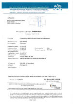 Prüfbericht Reinwasser vom 20.09.2019 PSM